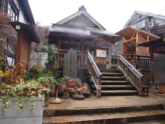 Temple/shrine next door to our ryokan had ritual bathing place