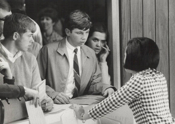 Registering at '68 National Seminar